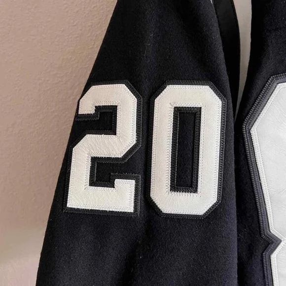 Stussy 80 Wool Varsity Jacket - Size Large - Black - Brand New